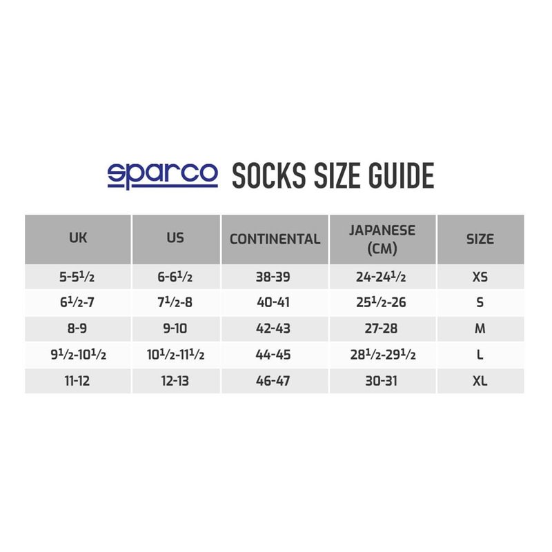 Image secondaire de Chaussettes de Sport Sparco R573-RW4 (M) Blanc