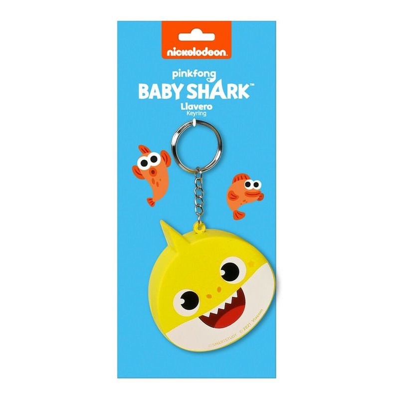 Image secondaire de Porte-Clés Baby Shark Beach day Jaune Bleu clair