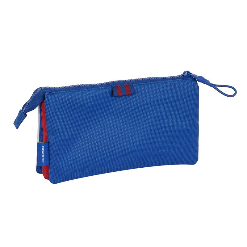 Image secondaire de Trousse Fourre-Tout Double F.C. Barcelona Bleu Bordeaux 22 x 12 x 3 cm