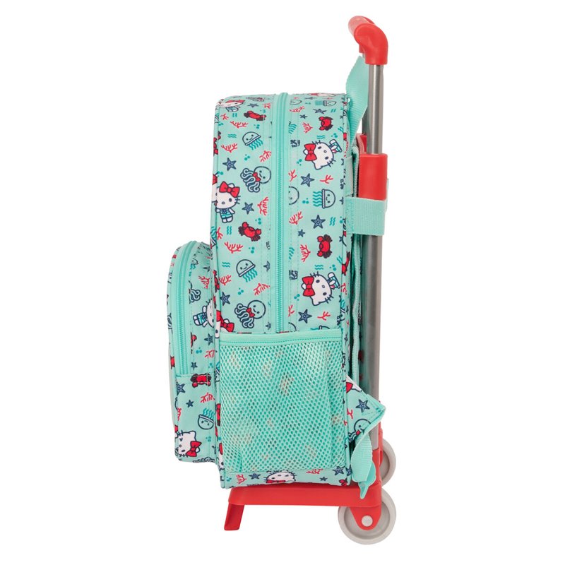 Image secondaire de Cartable à roulettes Hello Kitty Sea lovers Turquoise 26 x 34 x 11 cm