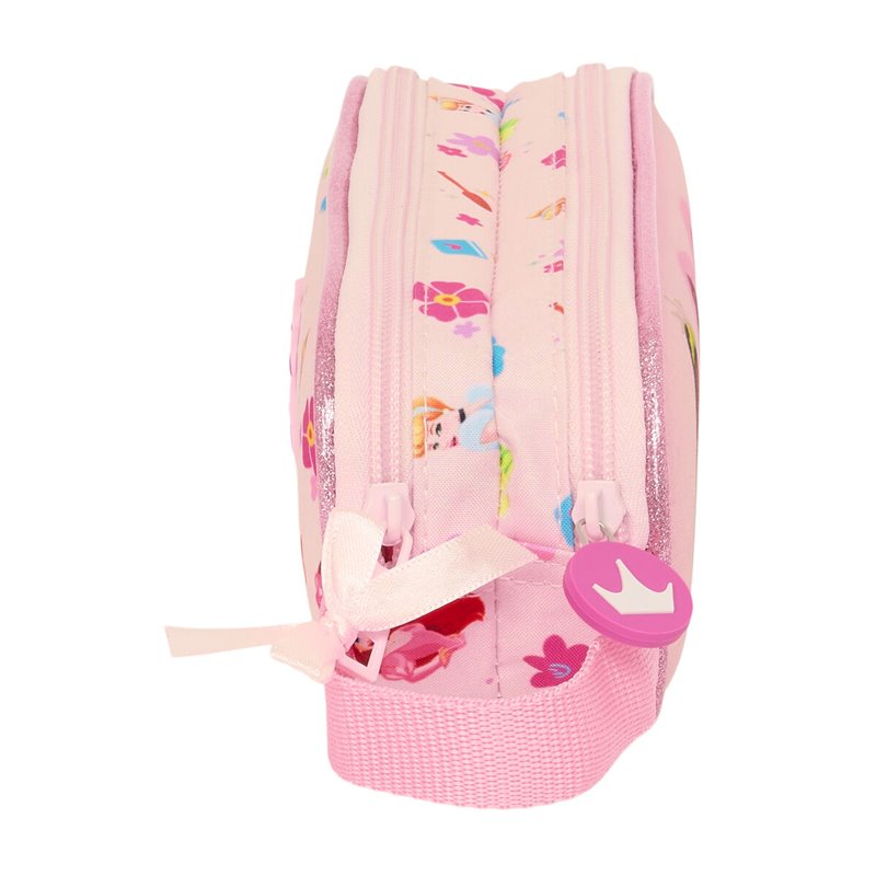 Image secondaire de Trousse Fourre-Tout Double Disney Princess Summer adventures Rose 21 x 8 x 6 cm