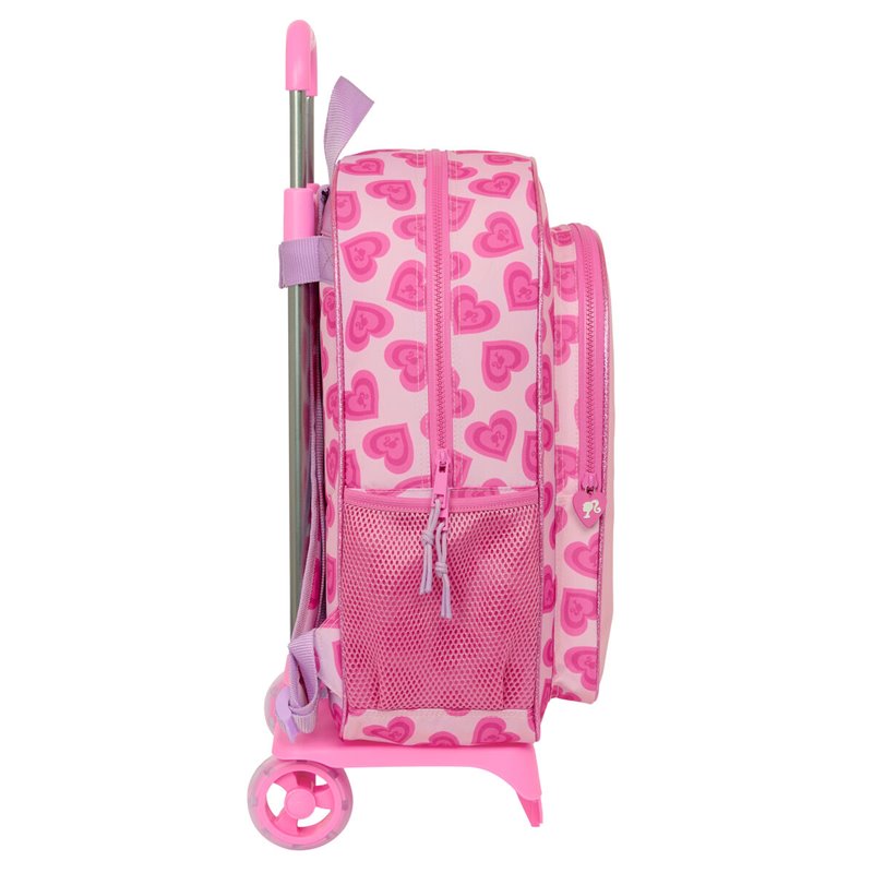 Image secondaire de Cartable à roulettes Barbie Love Rose 33 x 42 x 14 cm