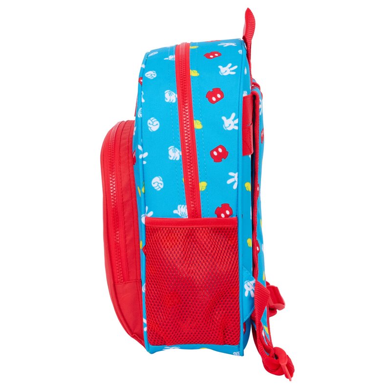 Image secondaire de Cartable Mickey Mouse Clubhouse Fantastic Bleu Rouge 28 x 34 x 10 cm