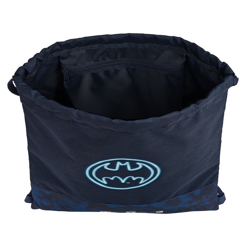 Image secondaire de Sac à dos serré par des ficelles Batman Legendary Blue marine 35 x 40 x 1 cm