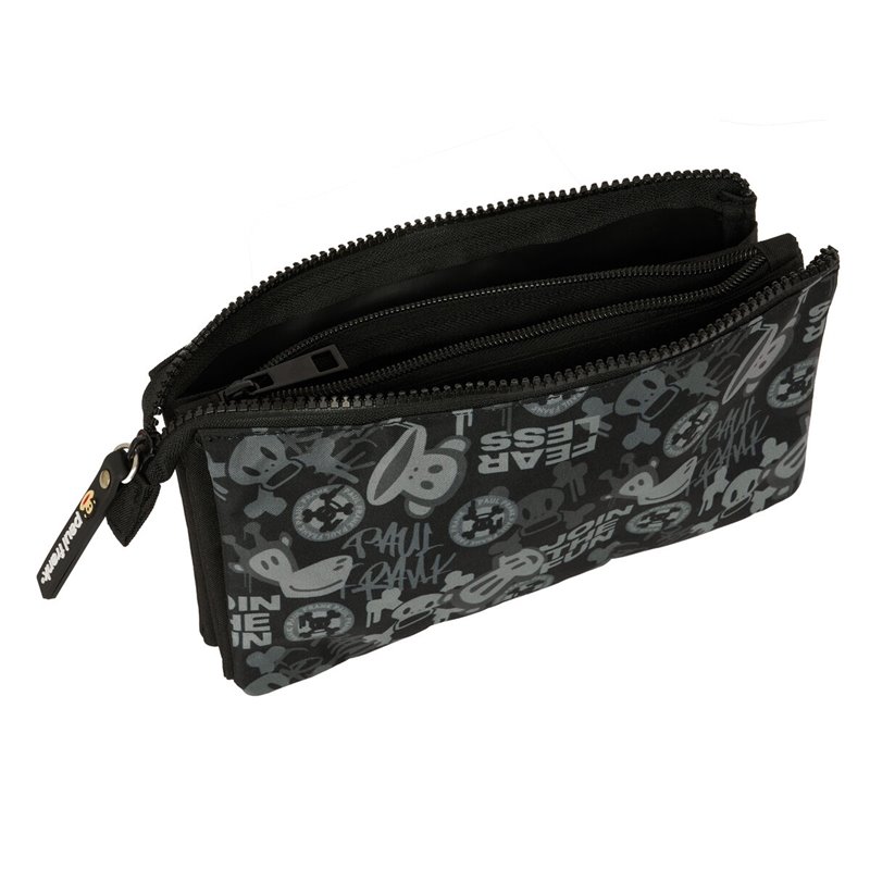 Image secondaire de Trousse Fourre-Tout Triple Paul Frank Join the fun Noir 22 x 12 x 3 cm