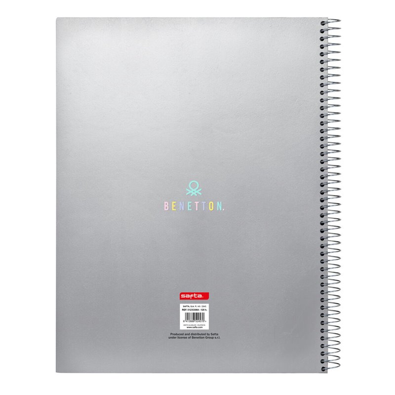 Image secondaire de Carnet Benetton Silver Argenté A4 120 Volets