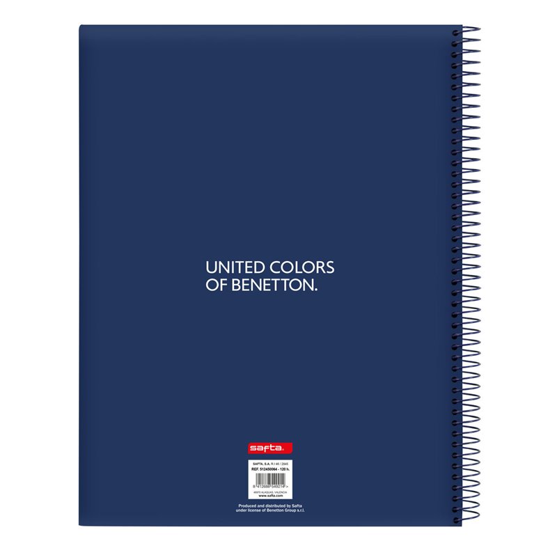 Image secondaire de Carnet Benetton Cool Blue marine A4 120 Volets