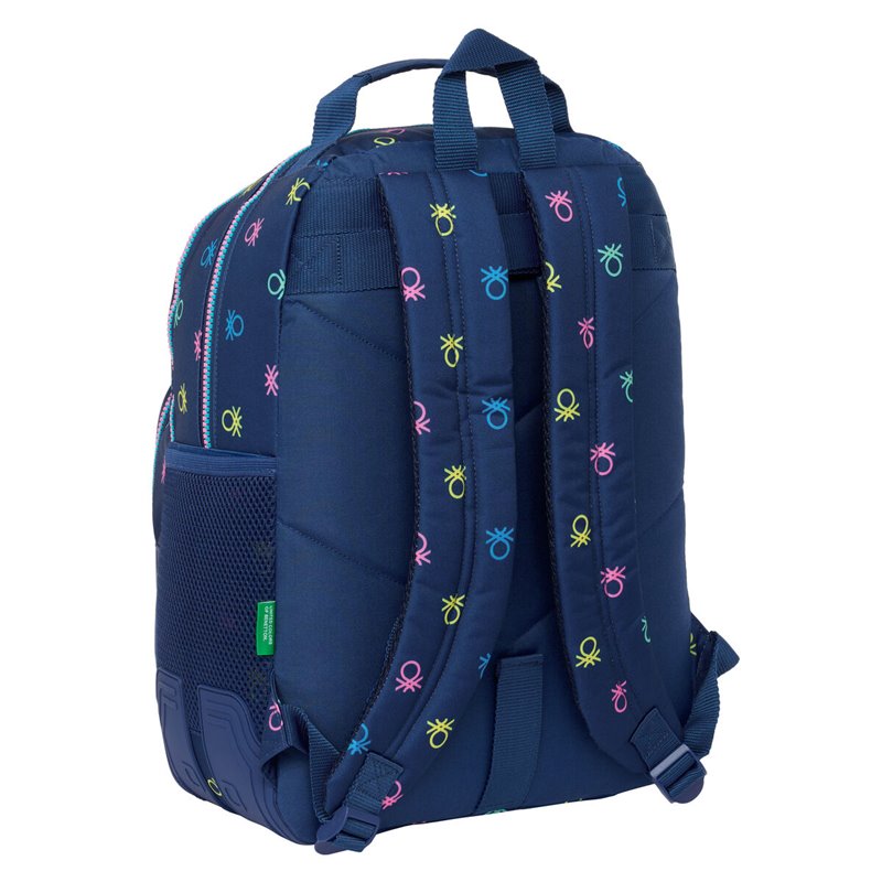 Image secondaire de Cartable Benetton Cool Blue marine 32 x 42 x 15 cm