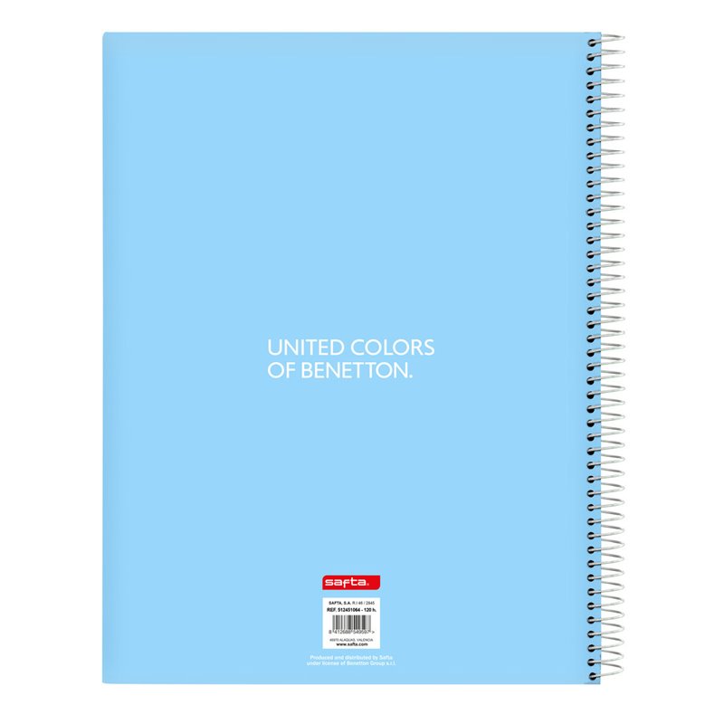 Image secondaire de Carnet Benetton Spring Bleu ciel A4 120 Volets