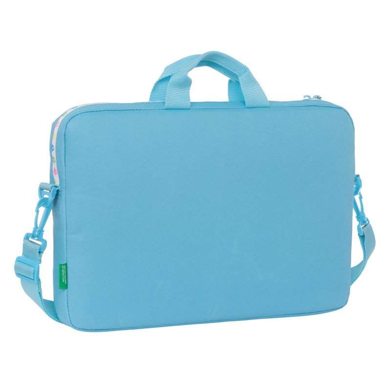 Image secondaire de Housse pour ordinateur portable Benetton Spring Celeste 40 x 27 x 4 cm