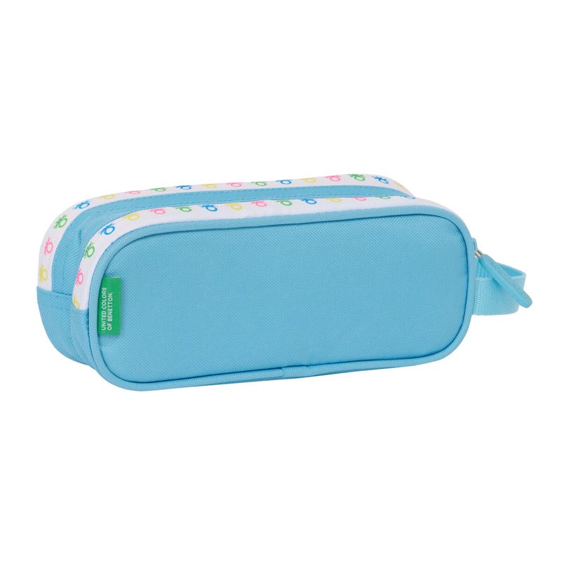 Image secondaire de Trousse Fourre-Tout Double Benetton Spring Bleu ciel 21 x 8 x 6 cm