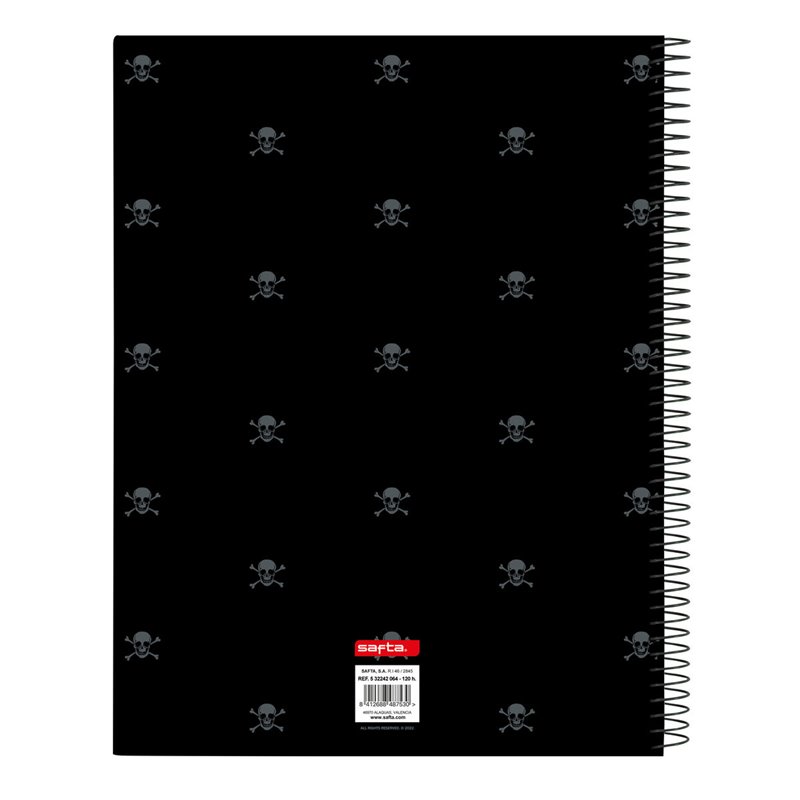 Image secondaire de Carnet Safta California Noir A4 120 Volets