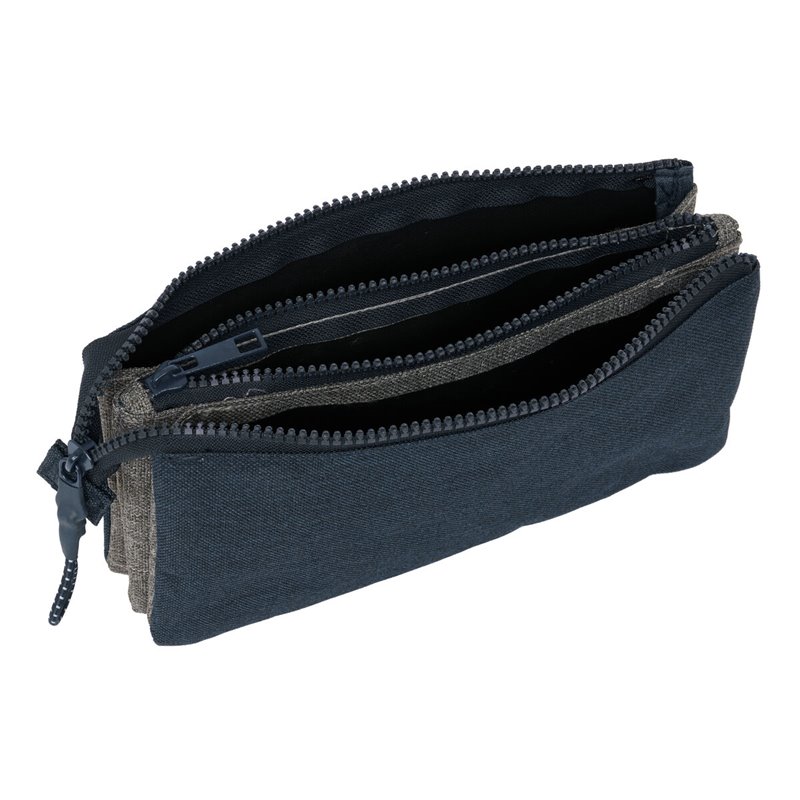 Image secondaire de Trousse Fourre-Tout Triple Kappa Dark navy Gris Blue marine 22 x 12 x 3 cm