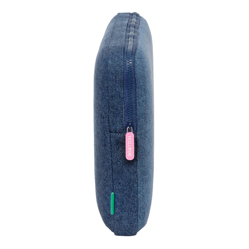 Image secondaire de Housse d'ordinateur portable Benetton Denim Bleu 15,6'' 39,5 x 27,5 x 3,5 cm