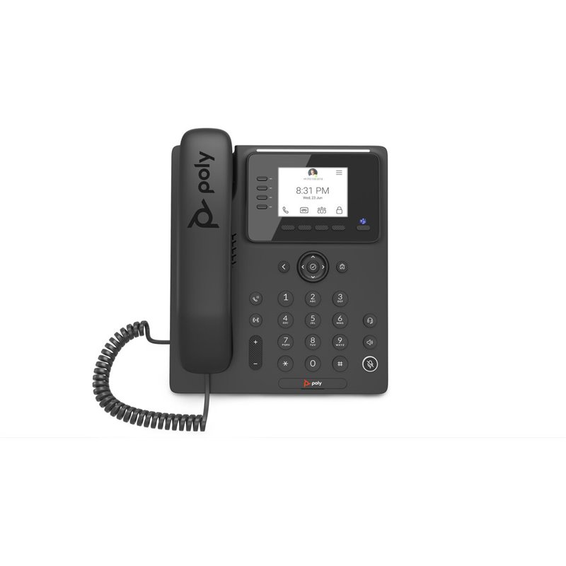 Image secondaire de Poly Téléphone multimédia professionnel CCX 350 pour Microsoft Teams et compatible PoE