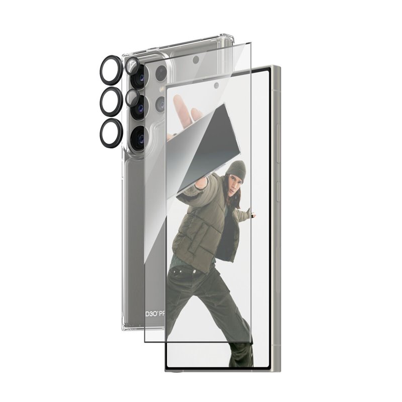 Image secondaire de Panzerglass 3-in-1 Bundle Glas, Case, Cam Protection d'écran transparent Samsung 1 pièce(s)