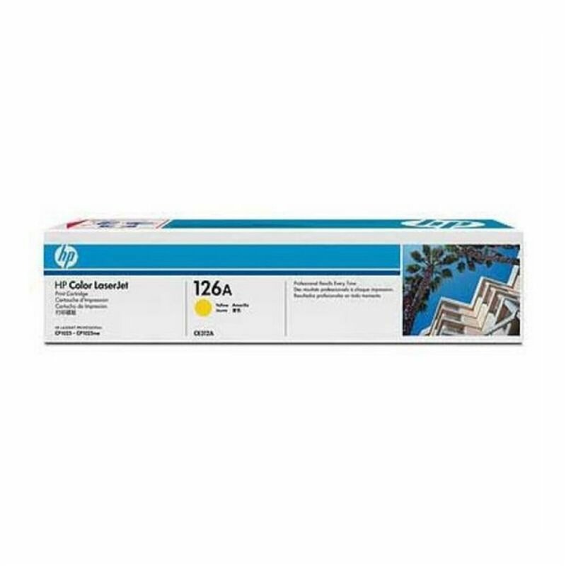 HP 126A toner LaserJet jaune authentique