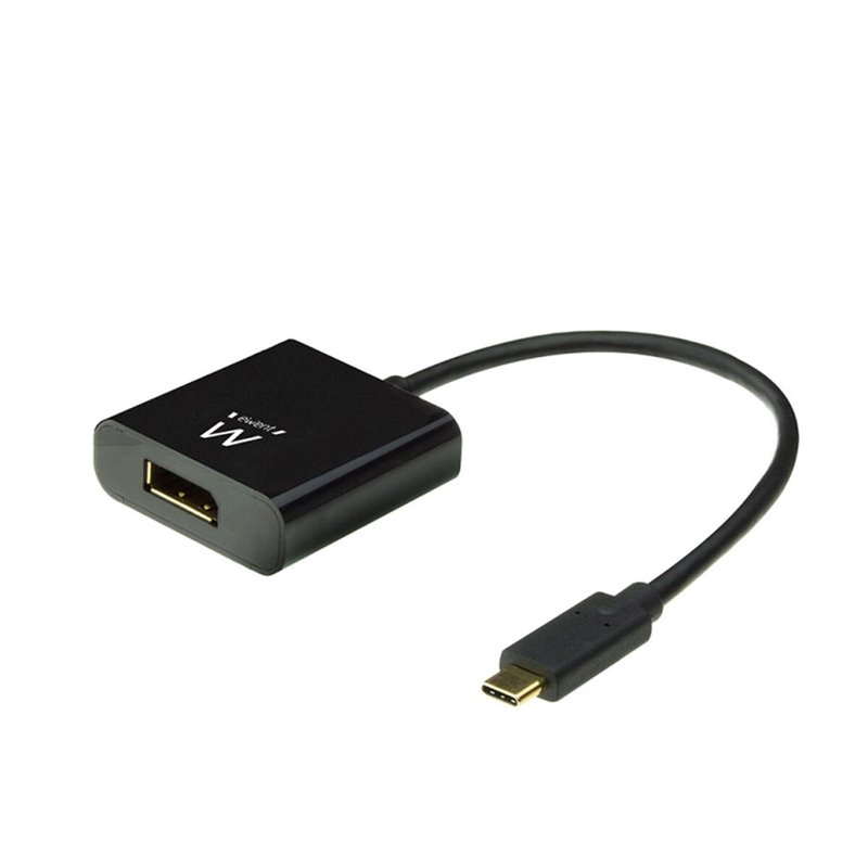 Ewent EW9825 câble vidéo et adaptateur 0,15 m USB Type-C DisplayPort Noir