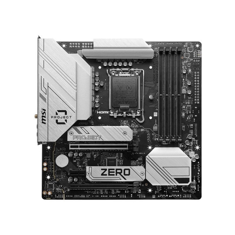 Image secondaire de MSI B760M Ptoject Zero Intel B760 LGA 1700 micro ATX