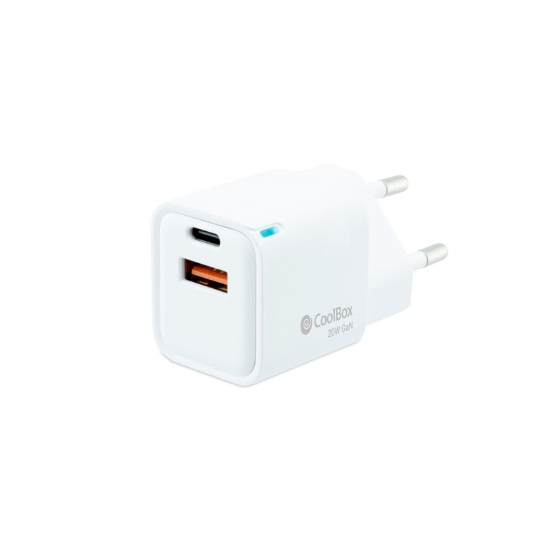 Image secondaire de Coolbox COO-CUP-20CA chargeur d'appareils mobiles Universel Blanc Secteur Intérieure