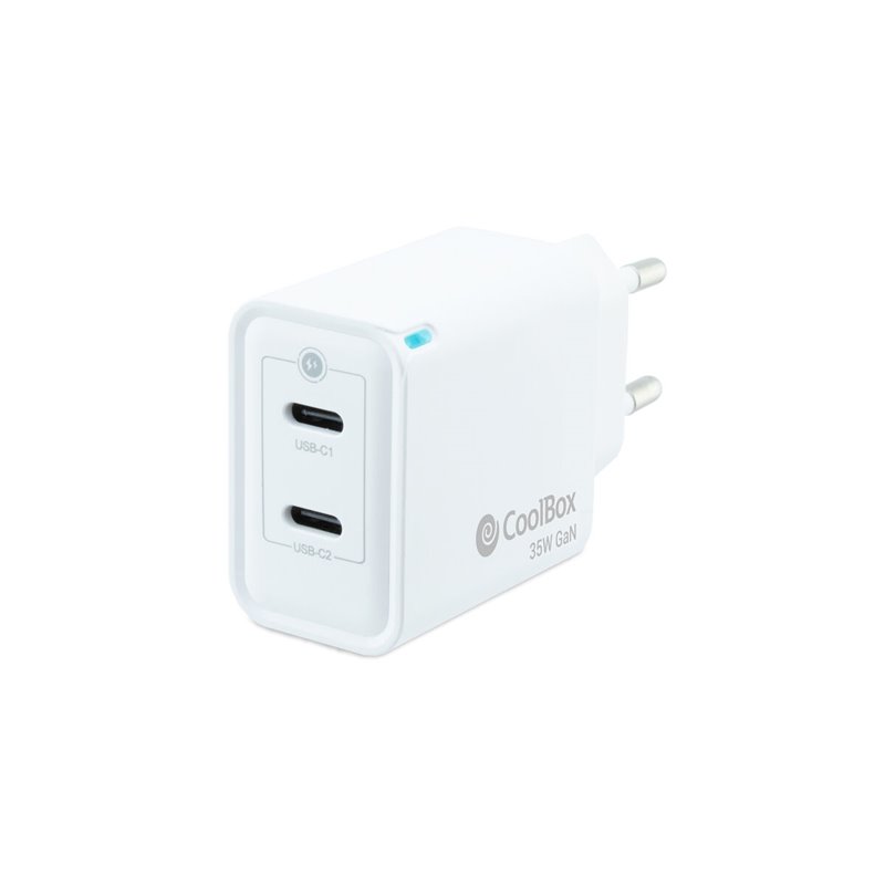 Image secondaire de Coolbox COO-CUP-35CC chargeur d'appareils mobiles Universel Blanc Secteur Intérieure