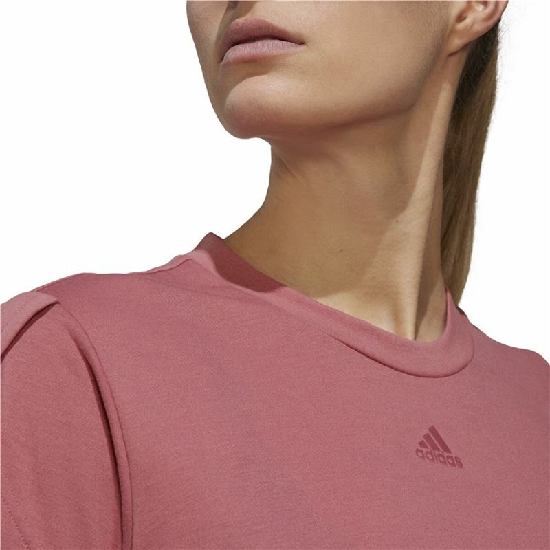 Image secondaire de T-Shirt à manches courtes femme Adidas trainning Floral Rose foncé