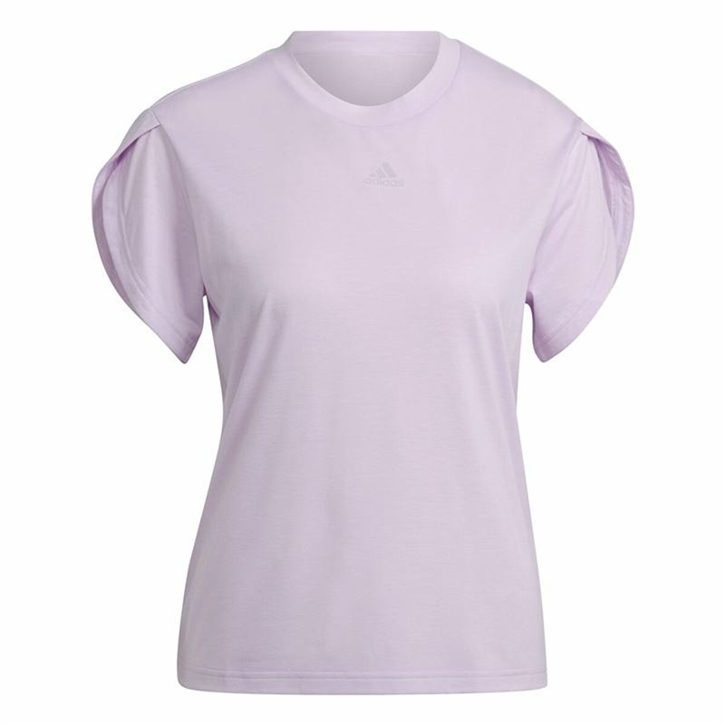 T-Shirt à manches courtes femme Adidas trainning Floral Lila