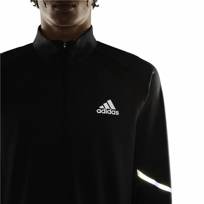 Image secondaire de Sweat sans capuche homme Adidas Fast 1/2 Zip Noir