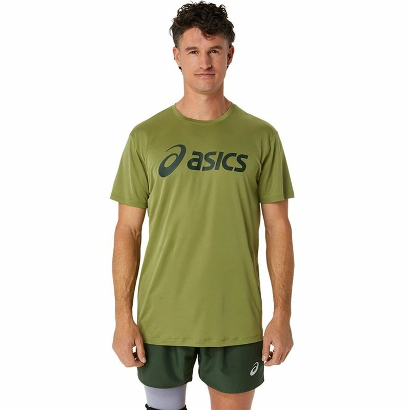 Image secondaire de T-Shirt à manches courtes homme Asics Core Top Vert militaire