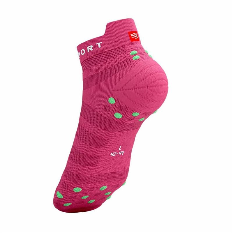 Image secondaire de Chaussettes de Sport Compressport Pro Racing Rose foncé