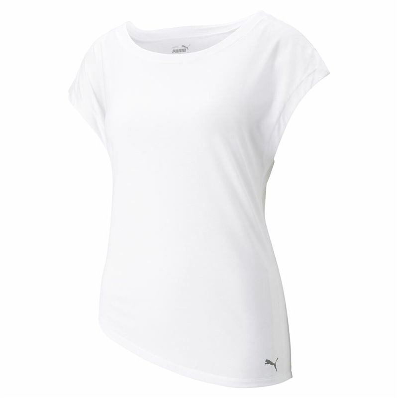 T-Shirt à manches courtes femme Puma Studio Foundation Blanc