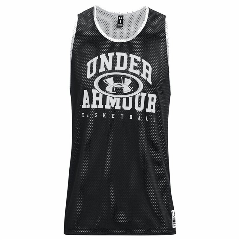 T-Shirt de basket Under Armour Baseline Noir