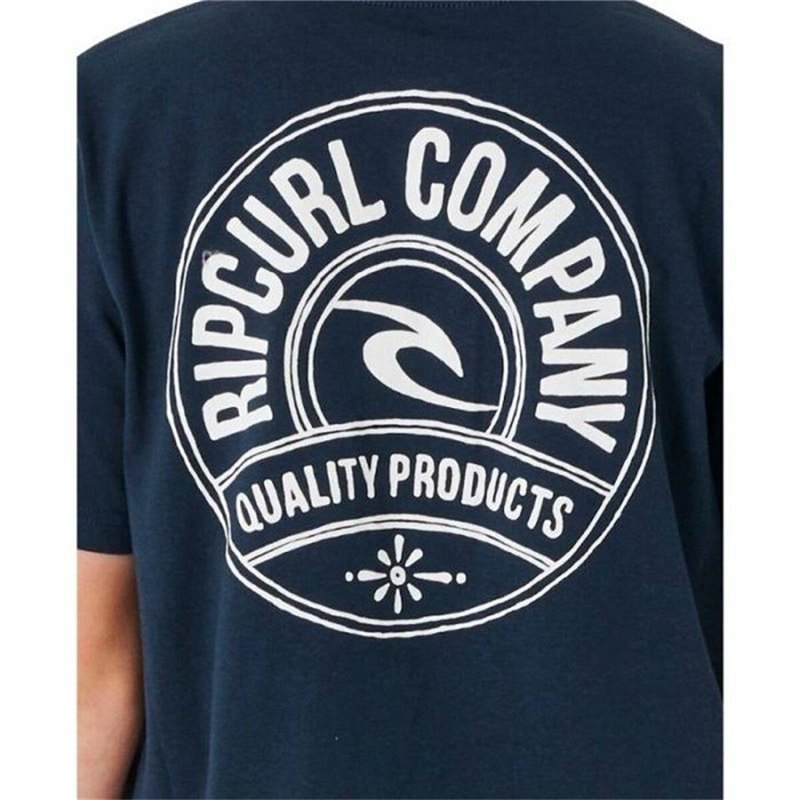 Image secondaire de T shirt à manches courtes Enfant Rip Curl Stapler Blue marine