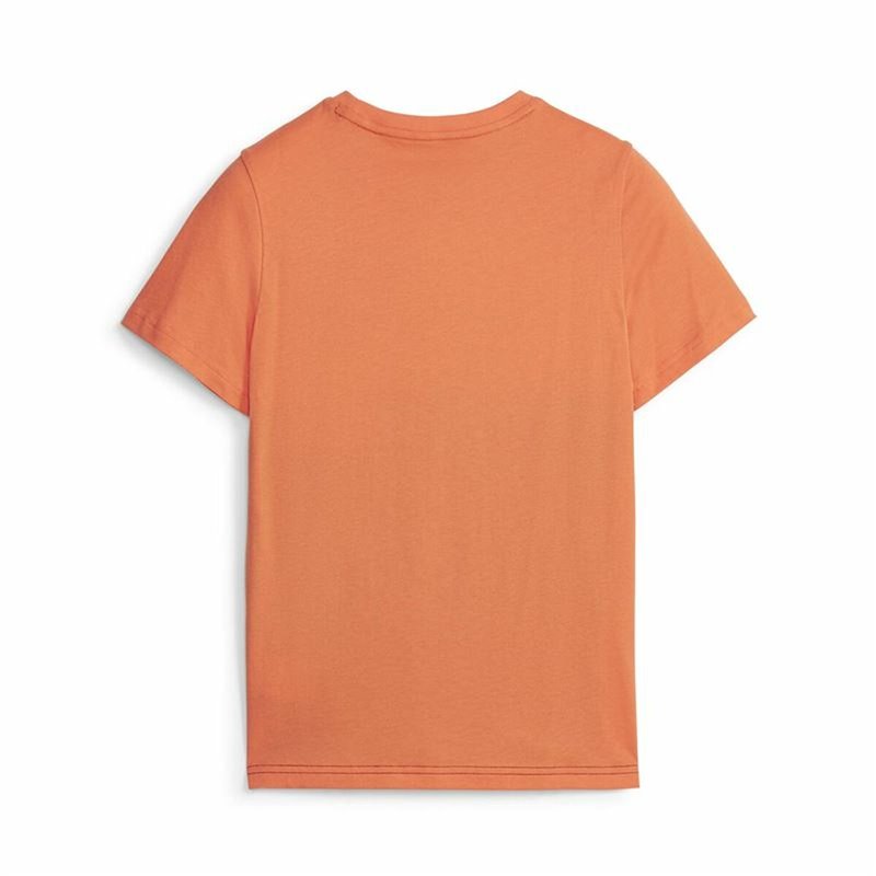 Image secondaire de T shirt à manches courtes Enfant Puma Ess Block Noir Orange