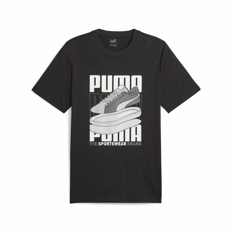 T-Shirt à manches courtes homme Puma Graphiccs Sneaker Noir