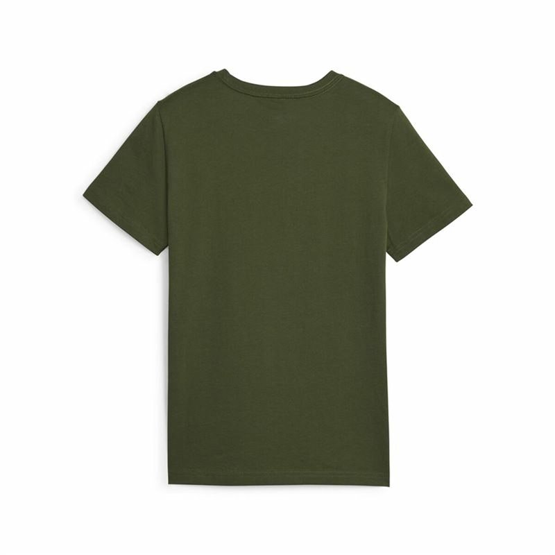 Image secondaire de T shirt à manches courtes Enfant Puma Ess+ 2 Col Logo Vert foncé