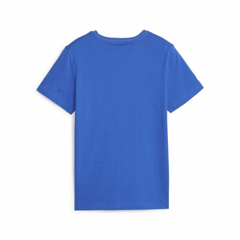 Image secondaire de T shirt à manches courtes Enfant Puma Ess+ 2 Col Logo Bleu