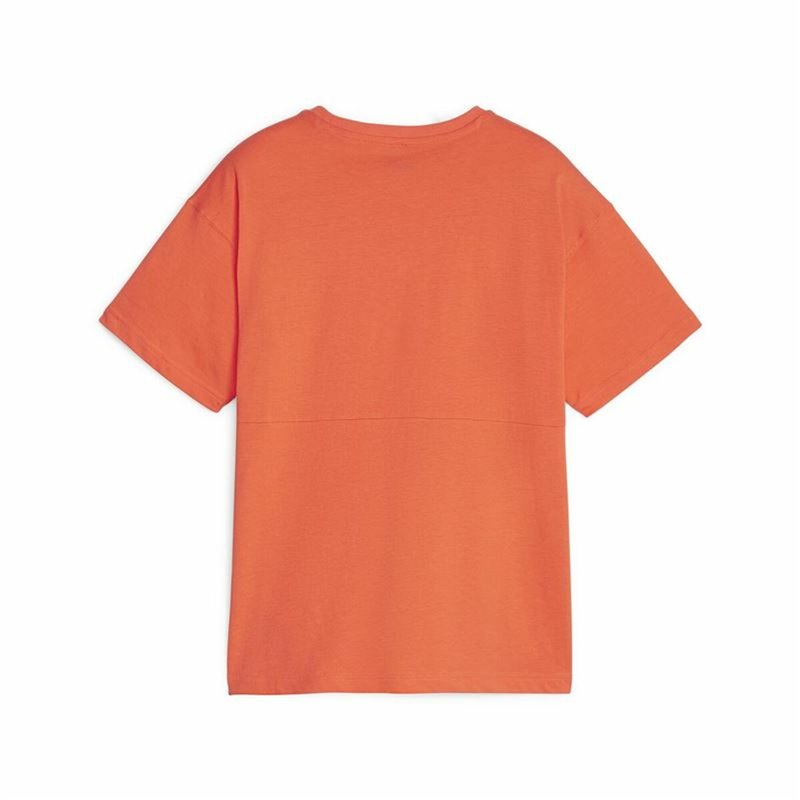 Image secondaire de T shirt à manches courtes Enfant Puma Power Colorblock Orange Foncé