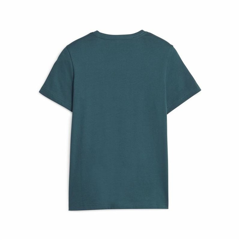 Image secondaire de T shirt à manches courtes Enfant Puma Ess+ 2 Col Logo Vert foncé