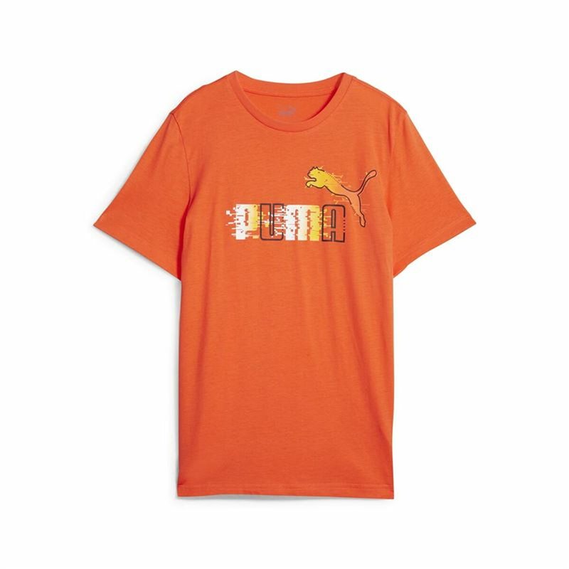 T shirt à manches courtes Enfant Puma Ess+ Futureverse Orange