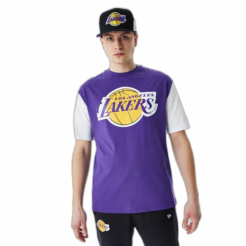 T-Shirt à manches courtes homme New Era NBA Colour Insert LA Lakers Violet