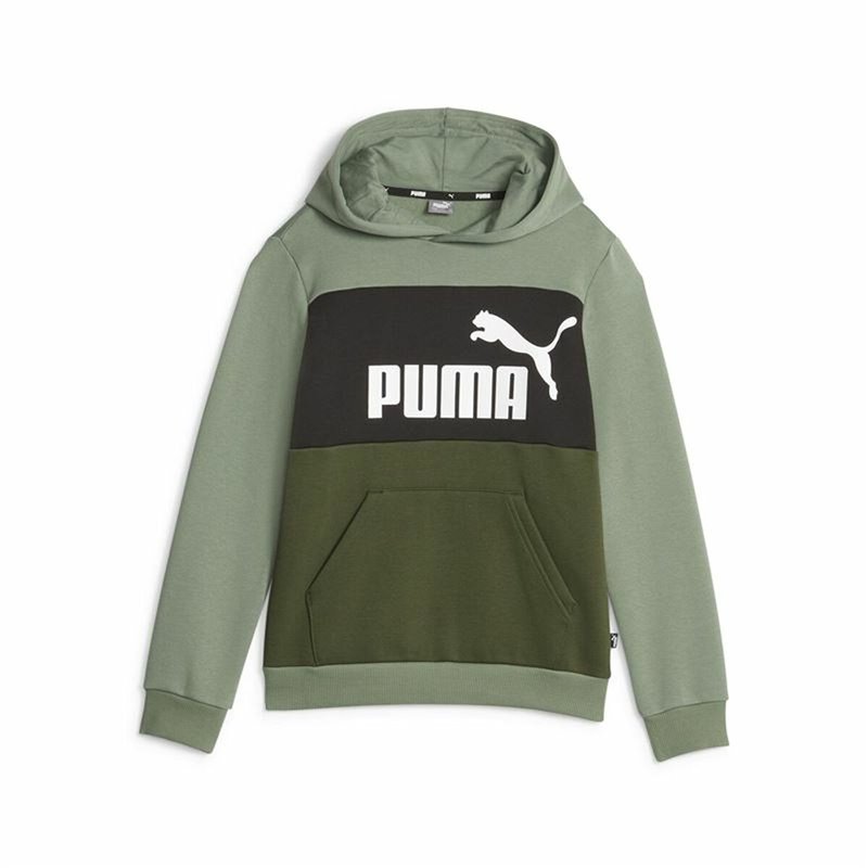 Sweat-Shirt Enfant Puma Ess Block Fl Vert