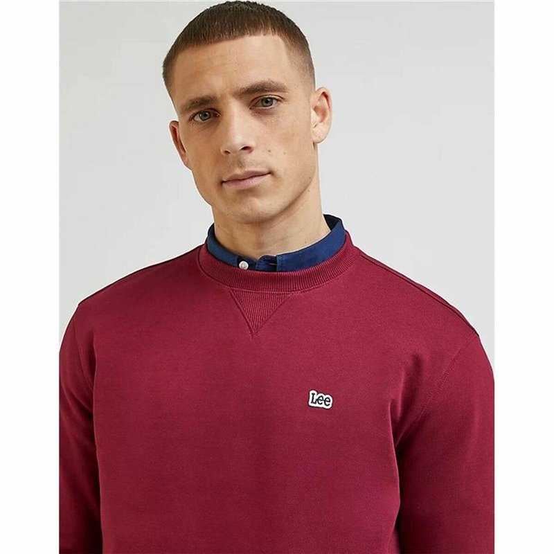 Image secondaire de Sweat sans capuche homme Lee Plain Crew Marron