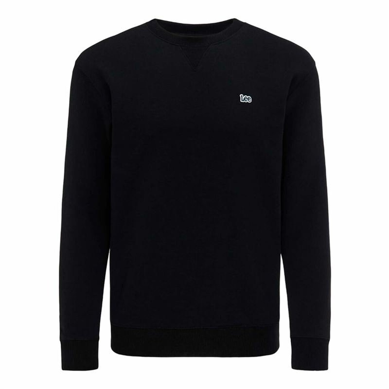 Sweat sans capuche homme Lee Plain Crew Noir