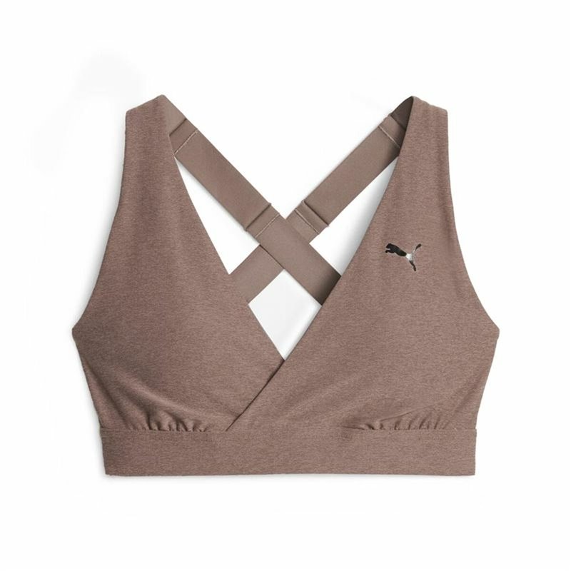 Soutien-Gorge de Sport Puma Yoga Mid Impact Rose foncé