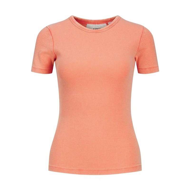 T-Shirt à manches courtes femme Jack & Jones Jxfrankie Wash Ss Corail