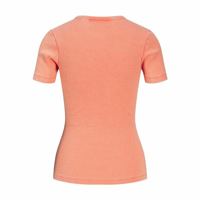 Image secondaire de T-Shirt à manches courtes femme Jack & Jones Jxfrankie Wash Ss Corail