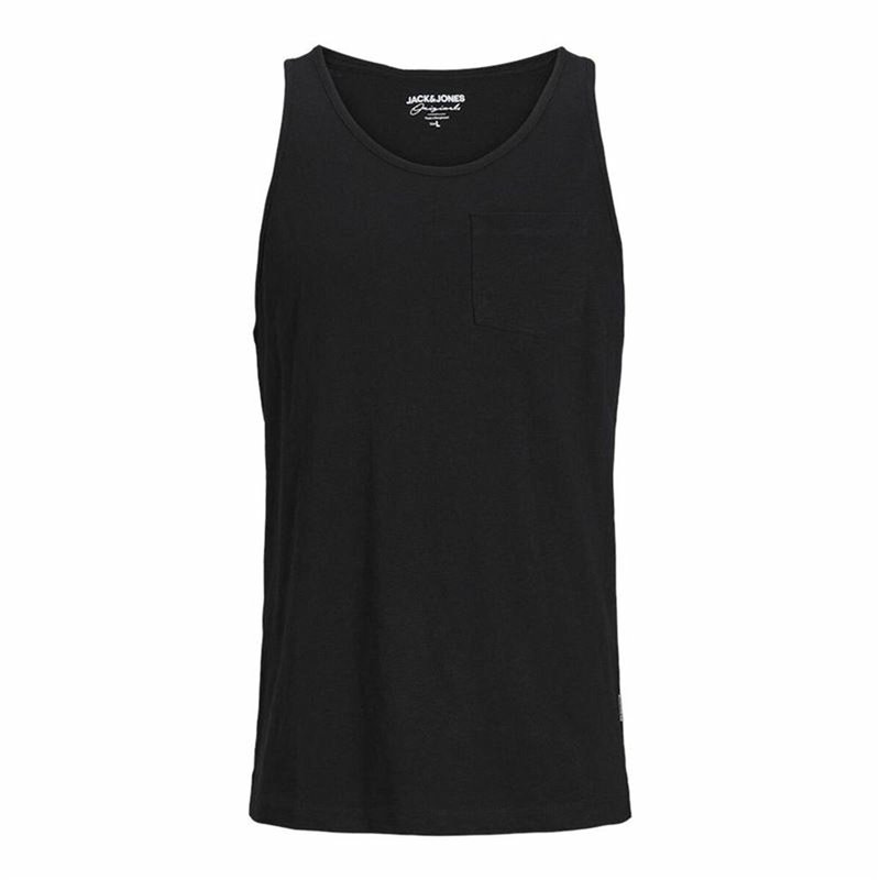 Débardeur Homme Jack & Jones Tampa Slub Noir