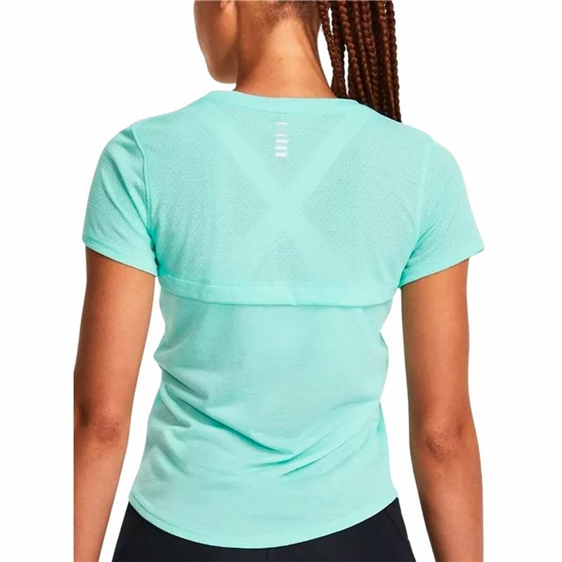 Image secondaire de T-Shirt à manches courtes femme Under Armour Streaker Ss Aigue marine