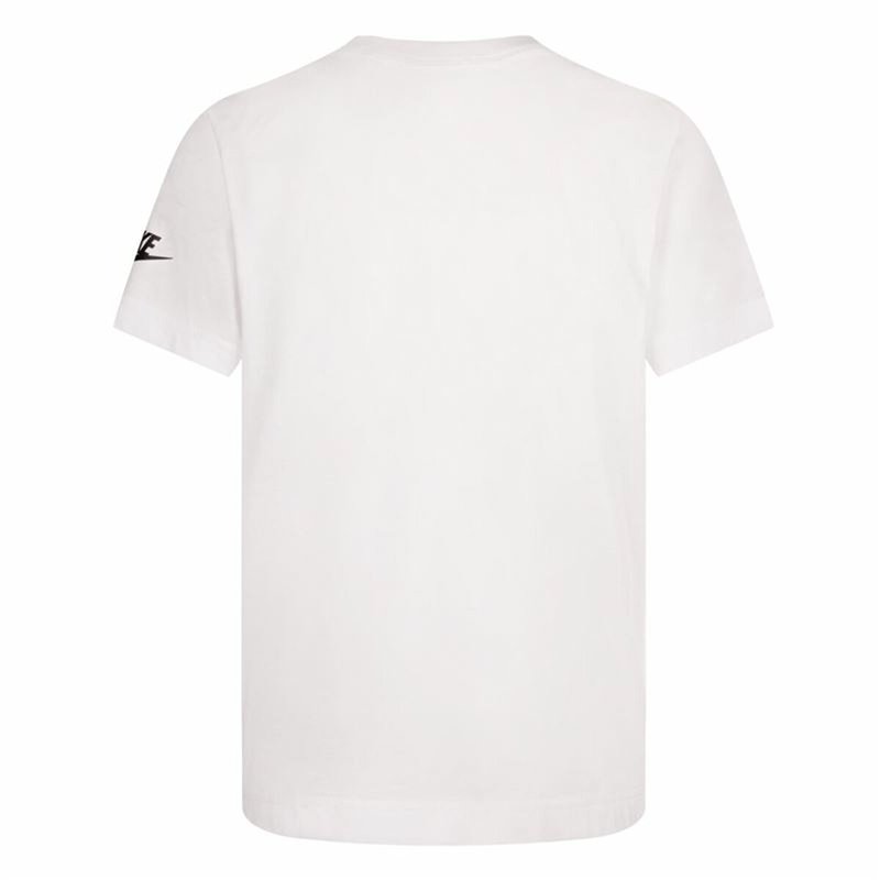 Image secondaire de T shirt à manches courtes Enfant Nike Sport Splash Blanc